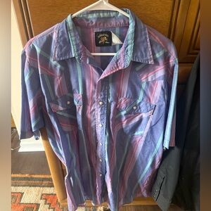 Saddle King by Key vintage brushhopper Pearl Snap